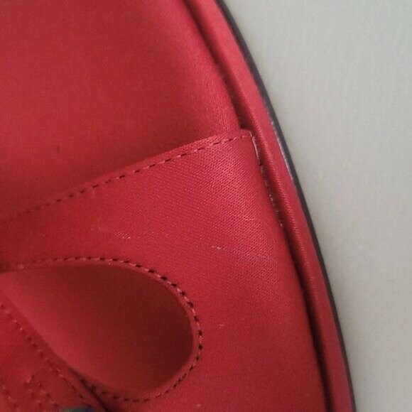 Sam & Libby | Red Strappy Heels | 4.5” inch Heel | Size 9 M | - Picture 5 of 11